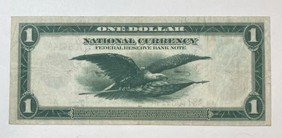 1918 $1 Large Size Federal Reserve Boston Nice VF+ - Image 1 of 2