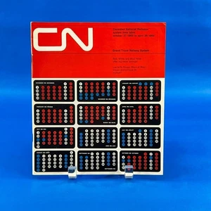 1963 1964 Canadian National Railways Time Table Grand Trunk Maps Advertising - Picture 1 of 9