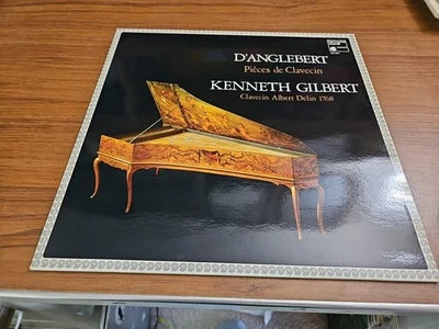 KENNETH GILBERT - D'ANGLEBERT pieces de clavecin HARMONIA MUNDI LP NM - Image 1 of 4