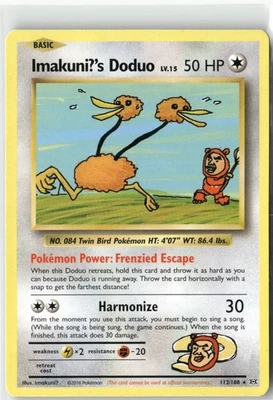 Imakuni?'s Doduo, Pokémon XY - Evolutions Secret Rare, 112/108 LP - Image 1 of 2
