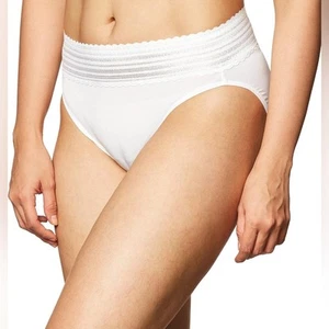 Warners 2X No Pinching, No Problems Dig-Free Comfort Waist Lace Microfiber Panty - Picture 1 of 6