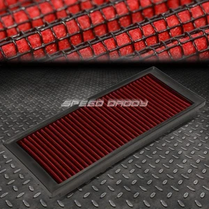 FOR 09-17 VW A5 PQ35 2.0T RED REUSABLE&WASHABLE HIGH FLOW DROP IN AIR FILTER - Picture 1 of 6