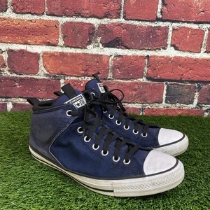 Converse Chuck Taylor All Star High Street Mid Navy Shoes Sneakers Men Size 10.5 - Picture 1 of 19