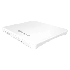 Transcend externer slim CD/DVD Brenner USB 2.0 weiß TS8XDVDS-W - Bild 1 von 3