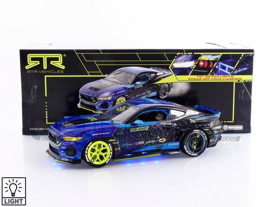 JADA TOYS 1/24 - FORD MUSTANG GT RTR 130 - 2024 36143BL - Immagine 1 di 1