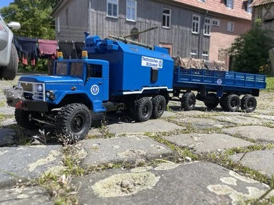 1:16 Amewi Truck 6WD als THW Truck mit Hänger - Bild 1 von 4