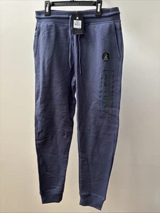 Joggers/Felpa Hurley in Pile con Logo Boxato - Nuova con etichette Uomo Small Blu - Foto 1 di 8
