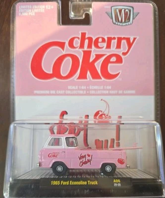 🢢M2 机器樱桃可乐 1965 福特经济卡车快速发货 — 第 1/4 张图片