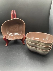 Vtg Tamac pottery bowls in the "Frosty Fudge" glaze - Picture 1 of 8