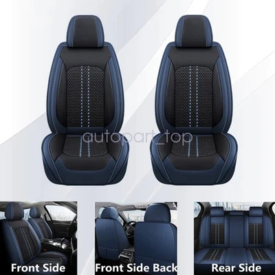 For Acura TLX NSX RDX MDX TL EL RL CL Car Seat Cover Full Set PU Leather 5-Seats - Image 1 of 4