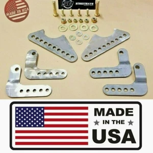[SR] Universal Steel Coil Over Shock Mount Kit Adjustable Lower Brackets #2047 - Bild 1 von 4
