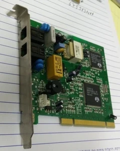 2x AZTECH MDP3858V-U / MP5838U 56K PCI FAX MODEM - ROCKWELL CHIPSET - Picture 1 of 1