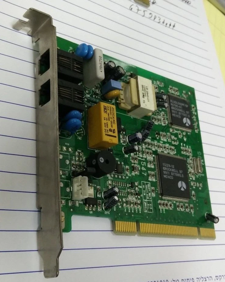 2x AZTECH MDP3858V-U / MP5838U 56K PCI FAX MODEM - ROCKWELL CHIPSET - Image 1 of 1