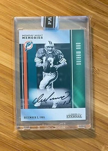 2017 Panini ETERNAL Dan Marino #10/10 Auto On-Card Autograph SEALED - Bild 1 von 2