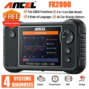 ANCEL FX2000 OBD2 Scanner OBD Tool Code Reader Check Engine ABS SRS Transmission - Bild 1 von 12