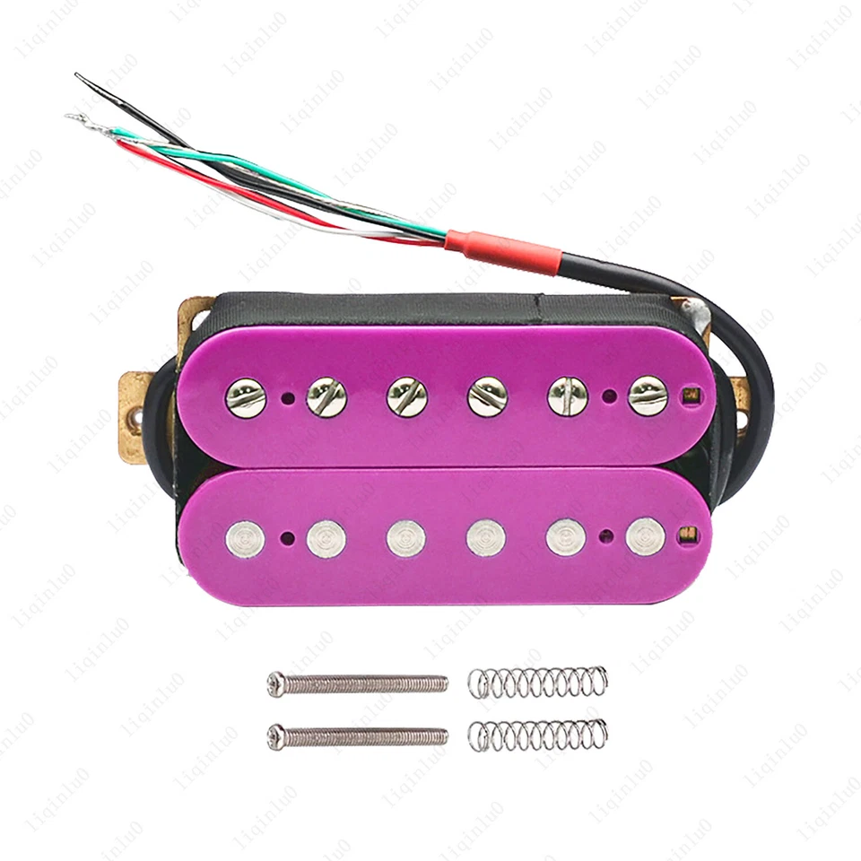 Guitarra Humbucker Pasiva Pastilla Cuello/Puente 50mm 52mm Imán Cerámico 16 Colores Foto 1 de 4