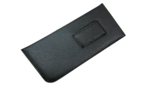 Eyeglass Belt Loop Case Fold Over Black Belt Phone Cell Pouch 4.25" x 7.5" Belt - Picture 1 of 2