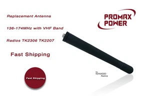 Wymienna antena 136-174MHz z pasmem VHF do radia Kenwood TK2306 TK2207 - Zdjęcie 1 z 8