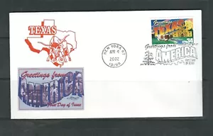 Us SC # 3603 Greetings From America - Texas - FDC . Artmaster Cachet - Picture 1 of 1