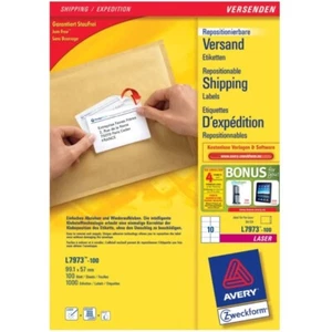 Avery 1000x Étiquettes D'Adresse pour A4 Imprimante D'B4 C4 C5 Enveloppes - Photo 1/4