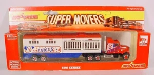 Majorette Super Movers 600 Series #611 Circus Truck Red Cab Truck 1:87 France - Picture 1 of 1