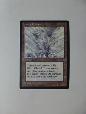 MtG Ice Age Glacial Chasm NM   $0.75 Flat Shipping      VCT123959 - Image 1 of 2