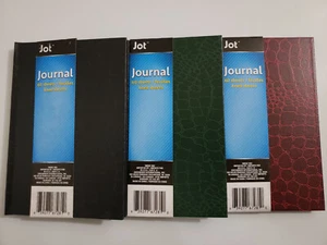 Jot Hard Vinyl Cover Journal Notebook 60 Sheet 5inx7in Assorted Color - Picture 1 of 9