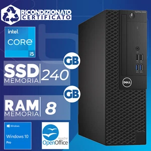 PC Desktop Computer Dell 3050 SFF i5 8GB 240GB SSD HDMI Win 10 (Generalüberholt) - Bild 1 von 5
