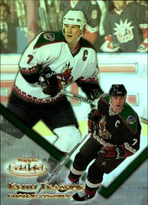 2000-01 Topps Gold Label Class 1 Coyotes Hockey Card #41 Keith Tkachuk
