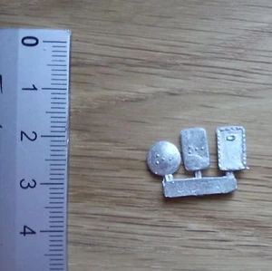 ANTI-UNRUHEN SCHILD / SWAT RIOT SHIELDS / REBEL METAL 15MM MINIATUR - Bild 1 von 1