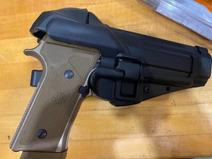 Blackhawk Duty Level 3 Serpa Holster Beretta 92/96/M9 RH Right Handed Black NEW - Picture 1 of 11