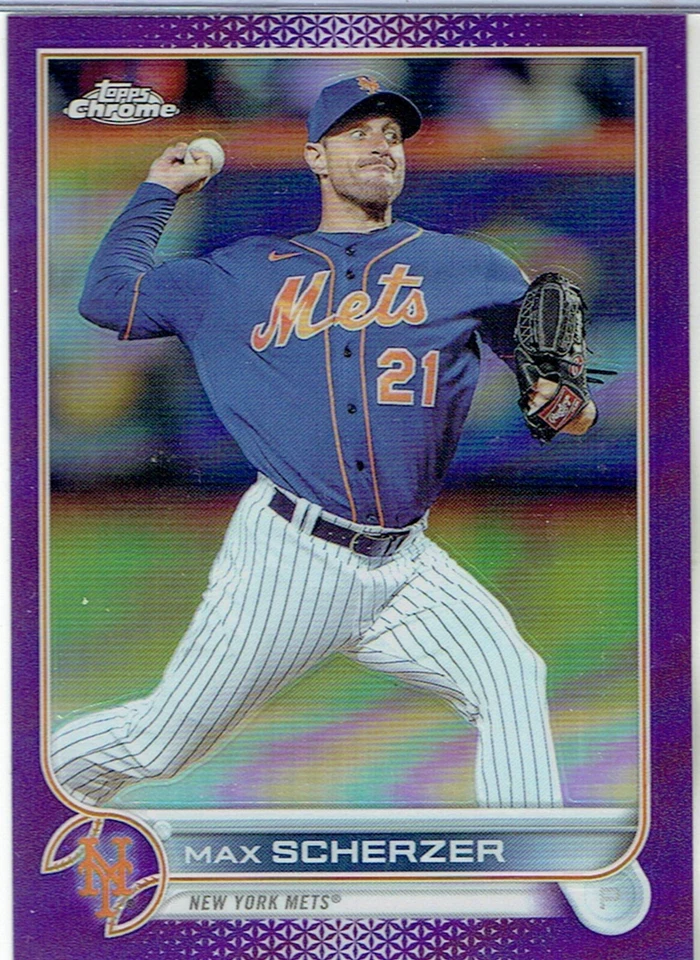 2022 Topps Chrome  Updates  Purple Refractor Parallels     ( You Pick ) - Image 1 of 1