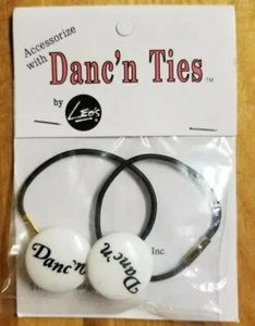 Leo's Danc'n Dancing Tap Ties for Tap Dance Shoes in WHITE New & On SALE! - Picture 1 of 2