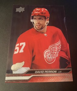 David Perron Acetate Clear Cut Upper Deck 2023-24 #62