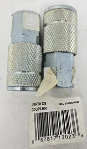C8 3/8" Automotive Coupler w/ 1/4" Female Pipe NPT Thread 1 Pair - Picture 1 of 1