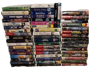VHS 54 Disney Movies Tapes Huge lot - Black Diamond Masterpiece Film Collection - Picture 1 of 7