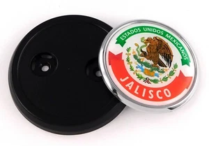 Jalisco Mexico Car Truck Grill Black Badge 3.5" grille chrome emblem - Imagen 1 de 12