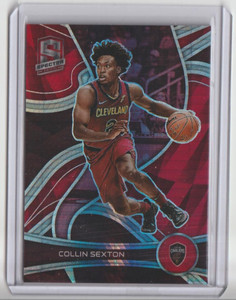 2021-22 SPECTRA ASIA RED 65 Collin Sexton - Cleveland Cavaliers
