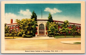 Vtg Flint Michigan MI General Motors Institute of Technology 1940s View Postcard - Picture 1 of 2