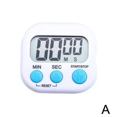 Large LCD Digital Kitchen Cooking Timer Count Down Clock Alarm Magnetic Up G7X2 - Image 1 of 4