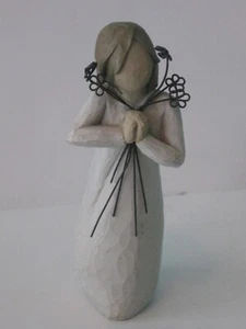 Estatuilla de Willow Tree ""Friendship"" de Susan Lordi esculpida pintada a mano 2004 - Imagen 1 de 5