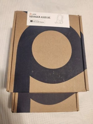 New  Poly - Voyager 4320 Wireless Headset with mic-Black - Image 1 of 3