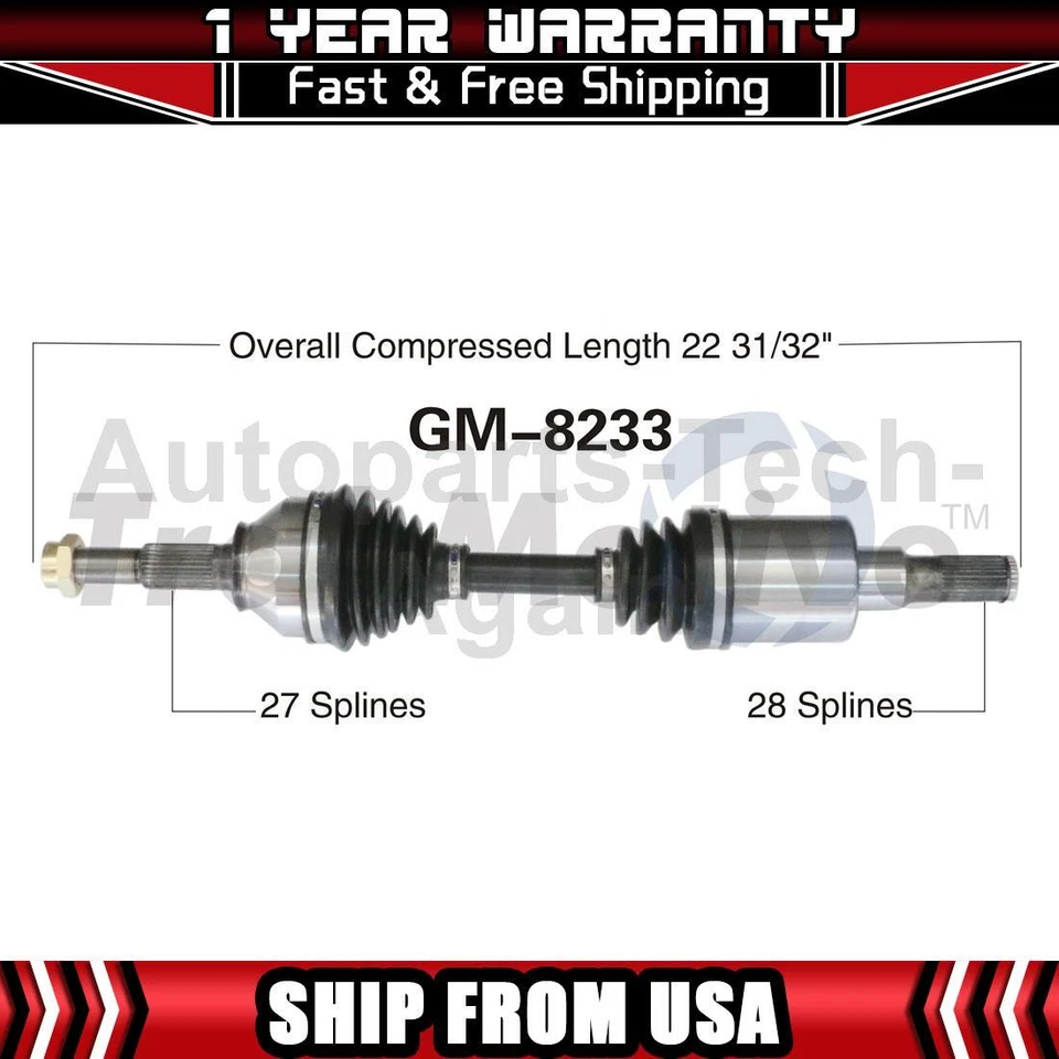 Eje delantero derecho TrakMotive 1 para Chevrolet Colorado 2004-2012 Foto 1 de 1