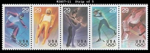 USA4 #2807-11 MNH STR5 Winter Olimpics - Imagen 1 de 1