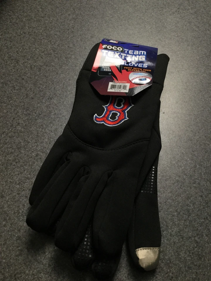 FOCO MLB Baseball BOSTON RED SOX Winter Texting Gloves One Size Fits Most