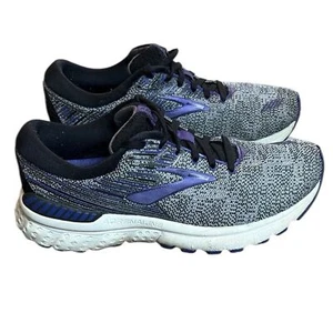 Brooks Adrenaline GTS 19 Shoes Women's Size 8 Purple Black Running Shoes - Picture 1 of 10