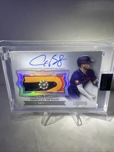 Alex Bregman Dynasty Perfect At The Plate Auto Patch Relic Astros /5 Actual game - Picture 1 of 4