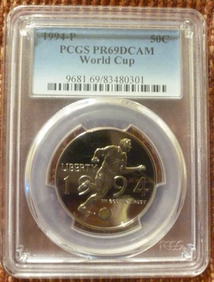 1994-P World Cup Soccer Commemorative Half Dollar PR69 DCAM PCGS - Image 1 of 4