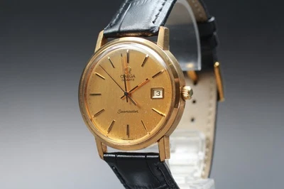 Vintage 1979 Omega Seamaster Gold Dial Quartz Cal.1342 Ref.196.0079 Watch[Exc+5] - Image 1 of 4