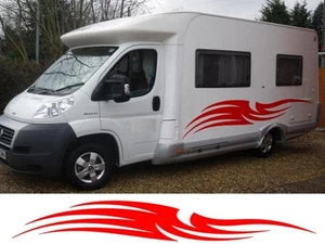 CARAVAN MOTORHOME CAMPER VAN GRAPHICS DECALS STICKERS 16 VITO TRANSIT SPRINTER - Picture 1 of 2